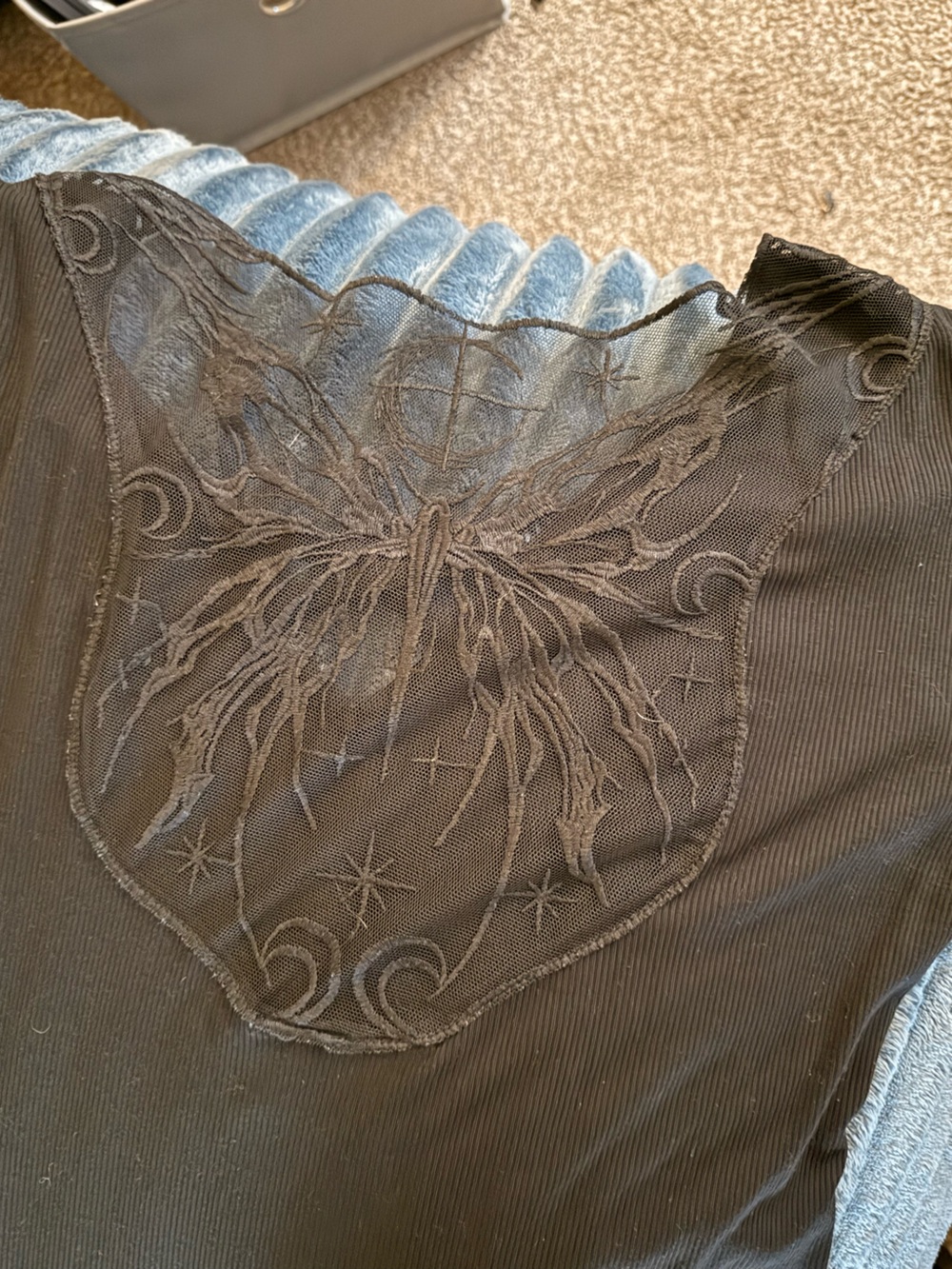 Midnight hour sigil moth black dress - Picture 5 of 7